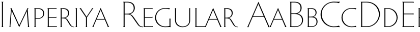 Imperiya Regular font