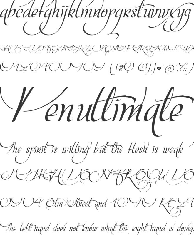 MonAmourScriptPro font preview