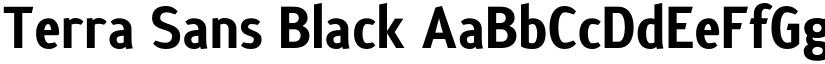 Terra Sans Black font