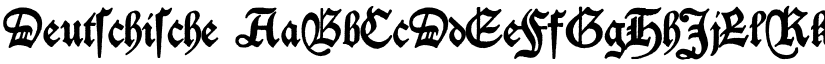 Deutschische font