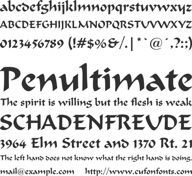 00522 font preview