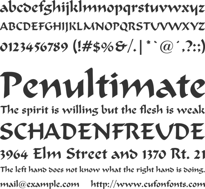 00522 font preview
