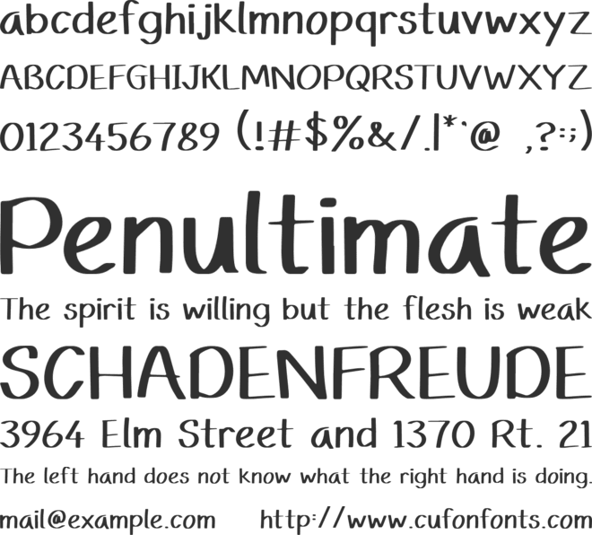 Bobby Funk font preview