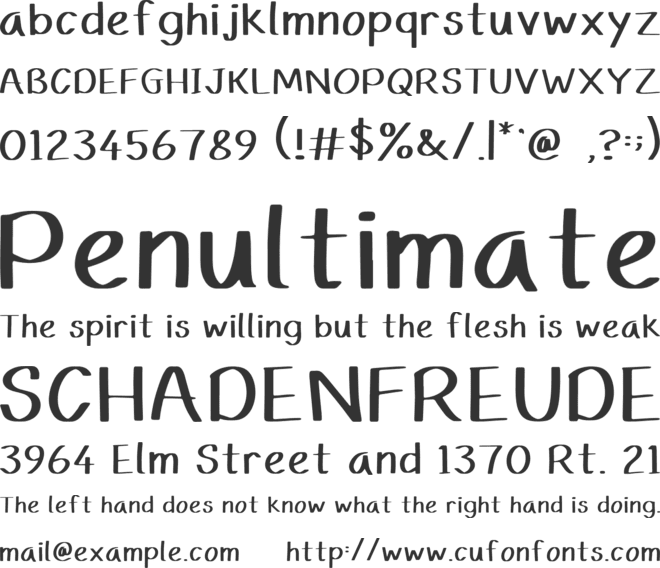 Bobby Funk font preview