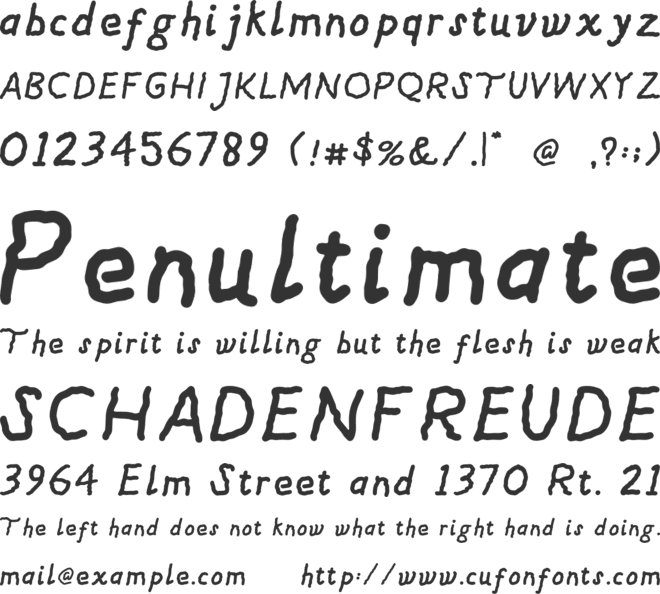 Ipad 24 font preview