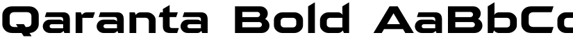 Qaranta Bold font