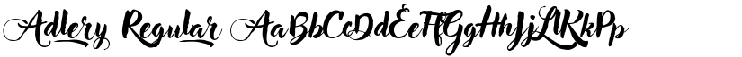 Adlery Regular font