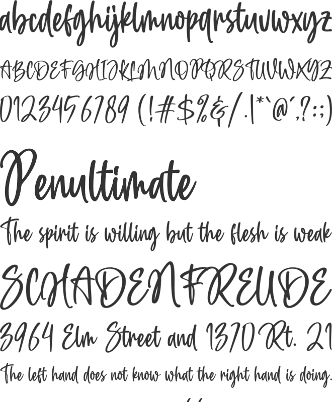 Daisy Girl font preview