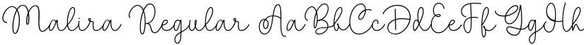Malira Regular font