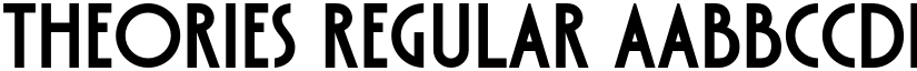 Theories Regular font