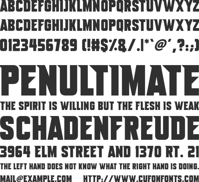 Edge Of Madness font preview