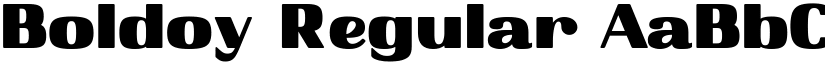 Boldoy Regular font