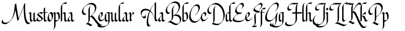 Mustopha Regular font