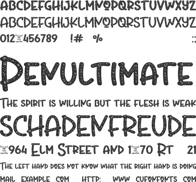 Fried Beef Tomato font preview