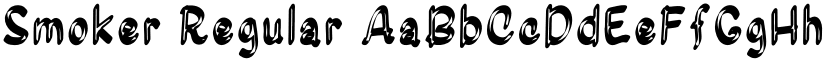 Smoker Regular font