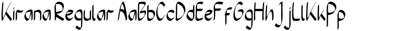 Kirana Regular font