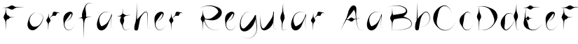 Forefather Regular font