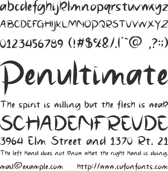 Founding Father font preview