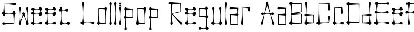 Sweet Lollipop Regular font