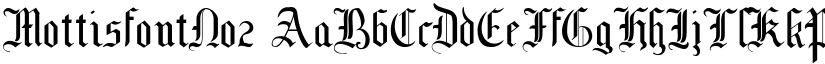 MottisfontNo2 font