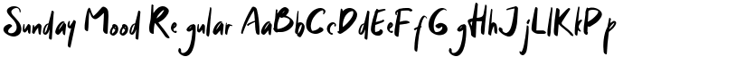 Sunday Mood Regular font