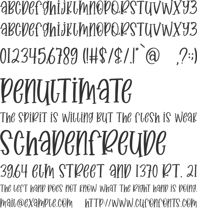 SophieJasper font preview