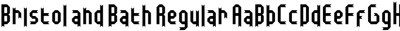 Bristol and Bath Regular font