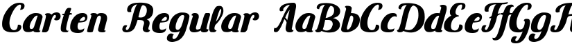 Carten Regular font