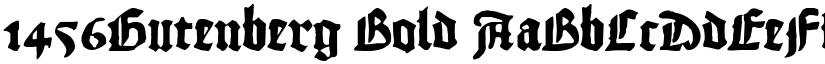 1456 Gutenberg font download