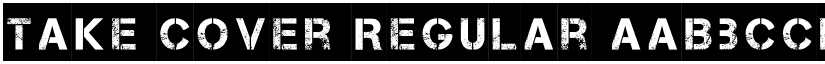 Take Cover Regular font