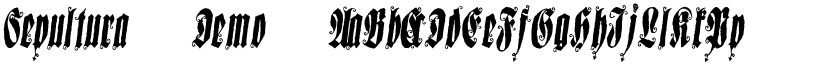 Sepultura Demo font