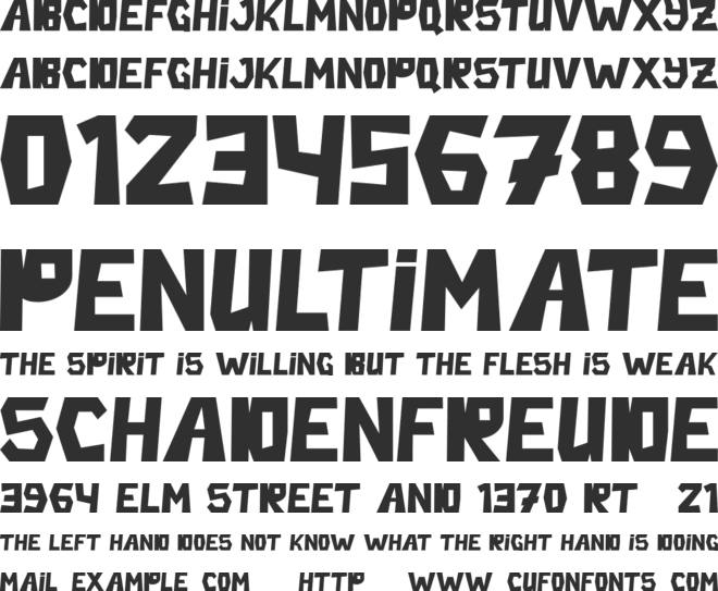 Fun Zone - Personal Use font preview