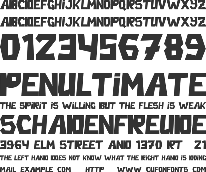 Fun Zone - Personal Use font preview