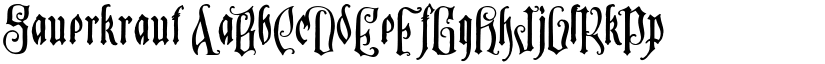 Sauerkraut font download