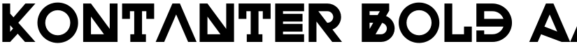 Kontanter Bold font