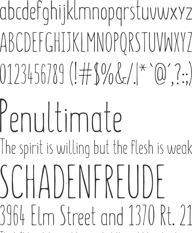 Summer Font font preview