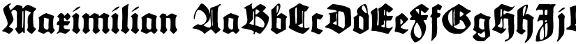 Maximilian font
