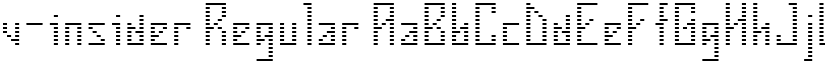 v-insider Regular font