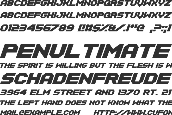 Equalize font preview