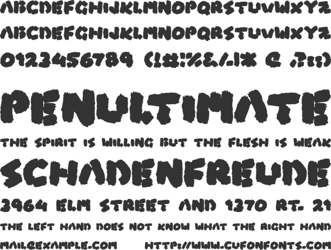 Boss Fight font preview