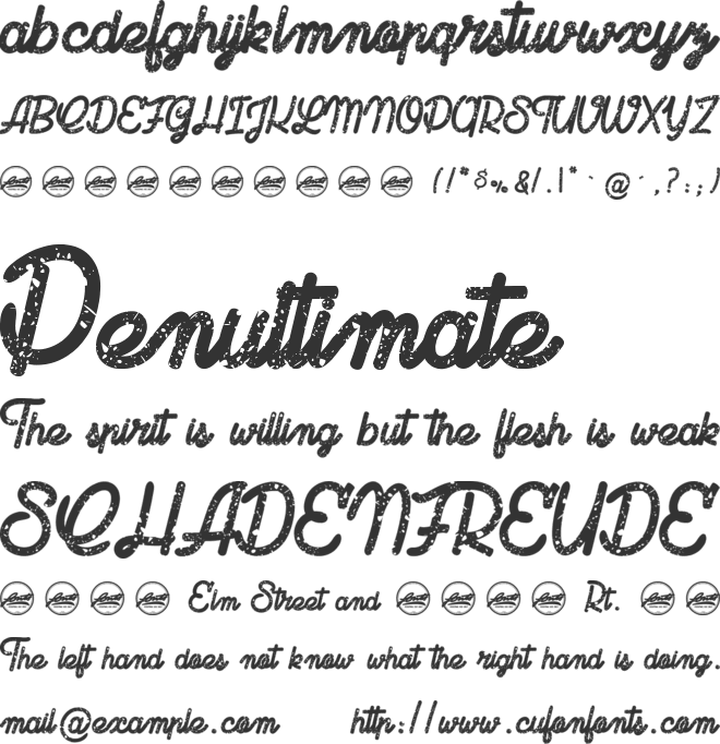 Last Shade_Persona_Use_Only font preview