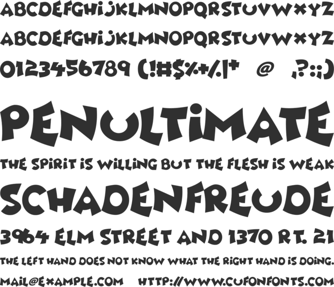 Awesome font preview