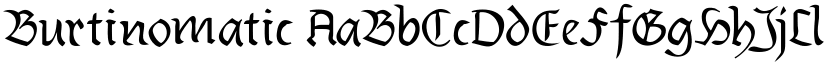 Burtinomatic font download