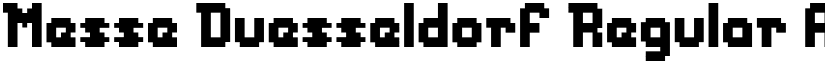Messe Duesseldorf Regular font