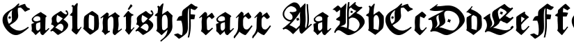CaslonishFraxx font