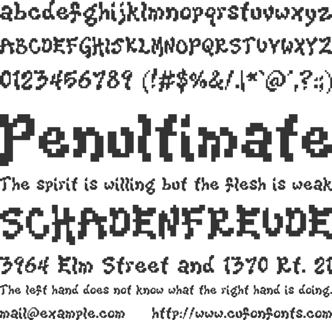 KiwiSoda font preview