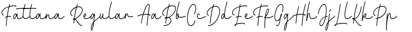 Fattana Regular font