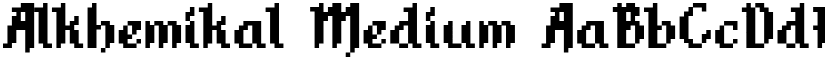 Alkhemikal Medium font