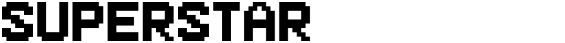 Superstar (Original) Regular font