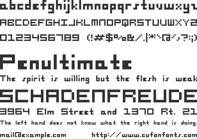 Heytext font preview